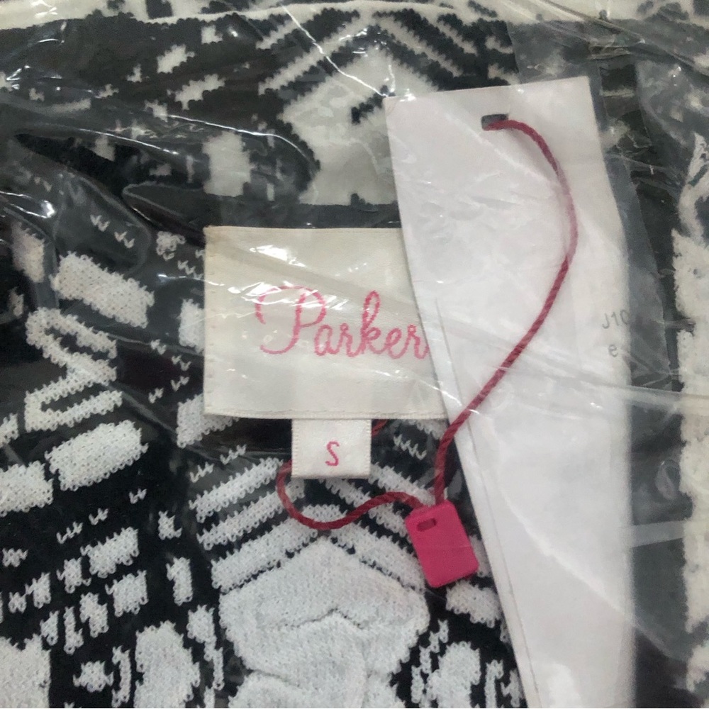 NEW NWT Parker Naima Jacquard Dress Knit - Picture 6 of 7